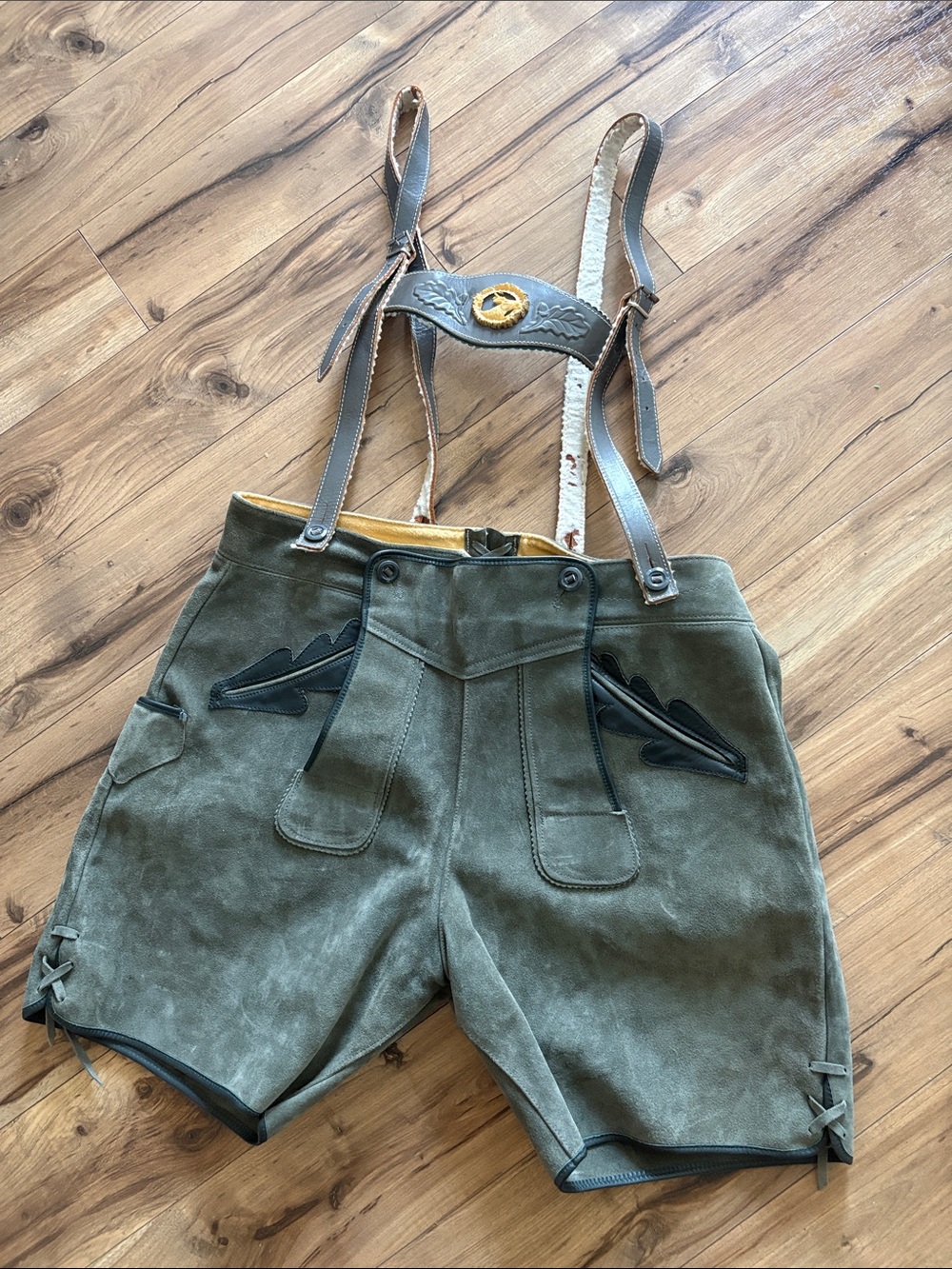 Authentic Leather German Lederhosen